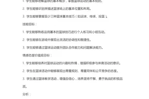 篮球训练教学教案中班